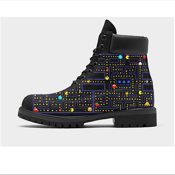 COPY - #Pac-man customized Timberlands - Picture 1 of 2